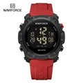 Men's Luxury Water-Resistant Digital Watch with Silicone Strap - Multiple Colors