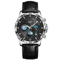 Men's Quartz Watch with Night Light Water Resistance for Business & Casual Use