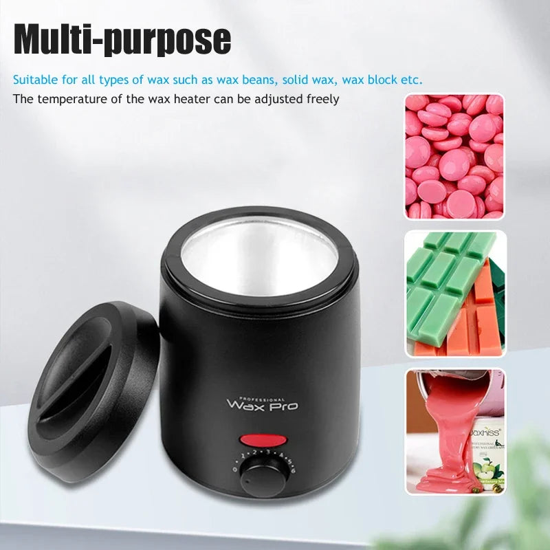 Electric Wax Melting Machine for Hair Removal 200ml Wax Heater Pot - Safe & Portable