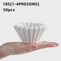 Coffee Filter Papers 50 Sheets for 1-4 Cup Pour Over Coffee Dripper - Light Green & Grey Variants