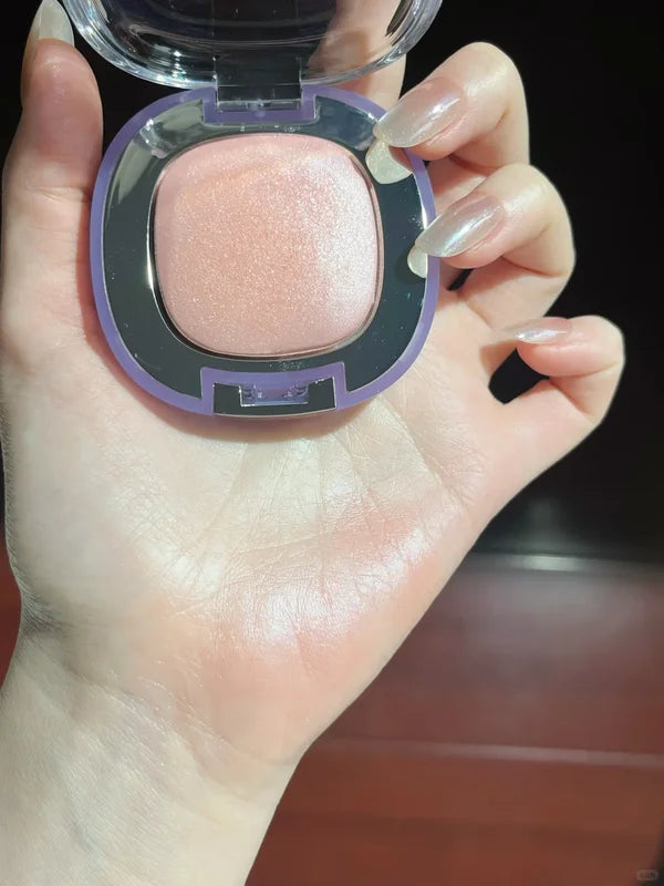 Girlscrush Dewy Glow Highlighter and Blush Set - Pearlescent Brightening Face Makeup