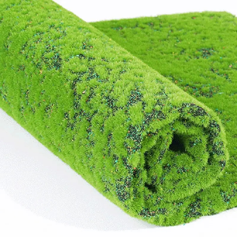Artificial Moss Carpet 50x50cm for Garden Lawn Decor Green Faux Grass Sheet