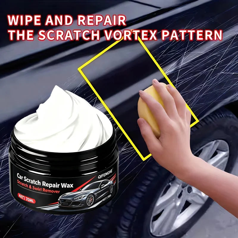 Car Scratch Repair Wax - Swirl & Scratch Remover Polish for All Car Paints