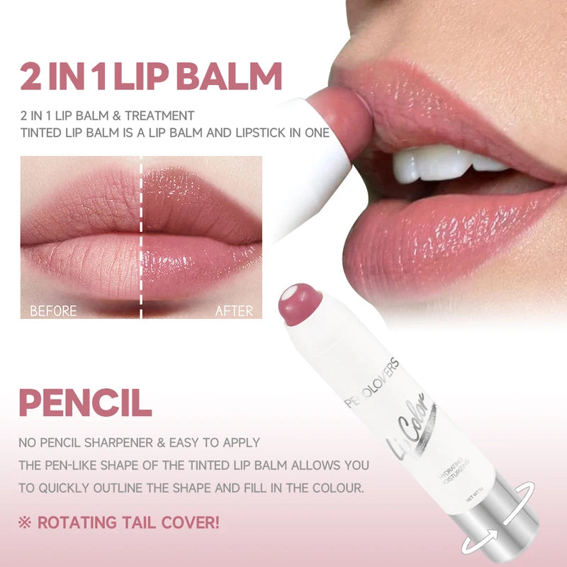 Waterproof Lipstick Pen Set - Non-Stick Cup Lip Makeup & Lip Liner Tool