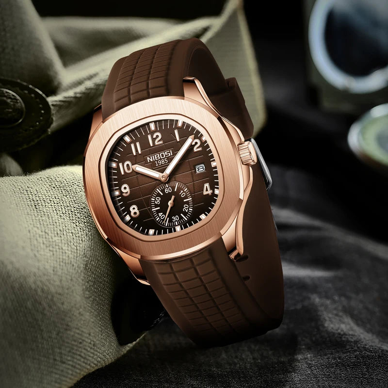 Men's Sports Watch Waterproof Luminous Auto Date Quartz Watch