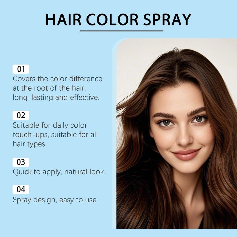 Temporary Hair Color Spray Washable Non-Sticky for Halloween Cosplay & Costume