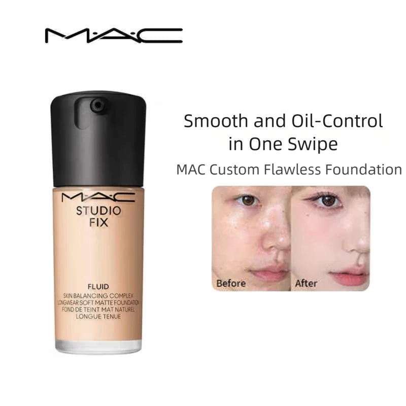 Matte Oil Control Foundation - 30ml Face Makeup with Shade Options