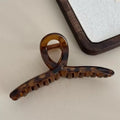 Retro Leopard Print Large Clip Hair Accessories for Women