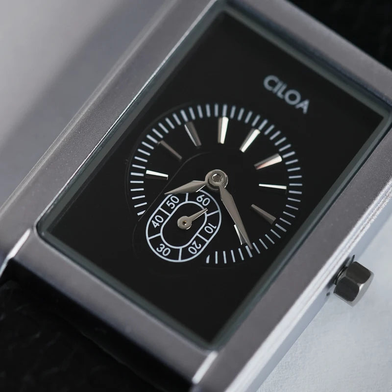 Men's Retro Waterproof Luxury Business Watch - Square Dial, High-Quality