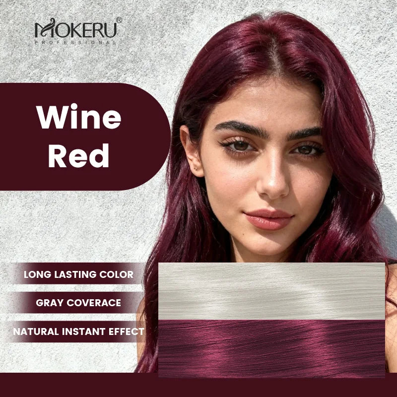 Organic Argan Oil Hair Dye Shampoo for Gray Hair - Long Lasting Color
