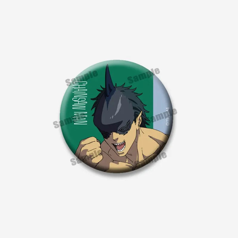 Anime Lapel Pins - Makima Denji Aki Meme Brooch Jewelry Badge Customizable