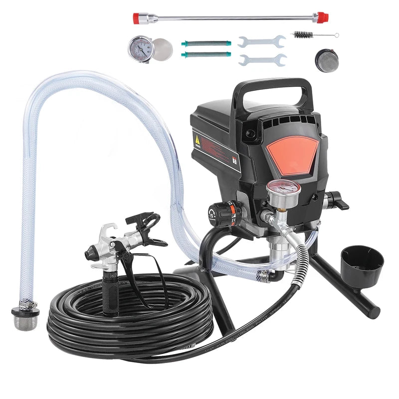 Electric Airless Paint Sprayer 750W 3000 PSI Handheld Professional Coating