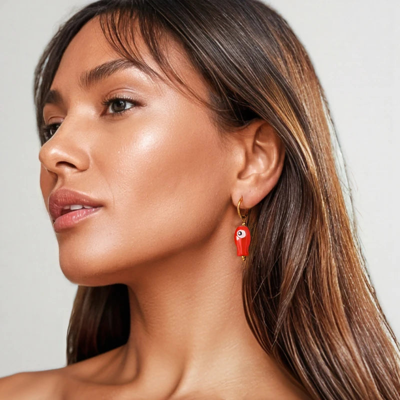Colorful Fish Earrings for Women - Hypoallergenic Summer Jewelry Gift