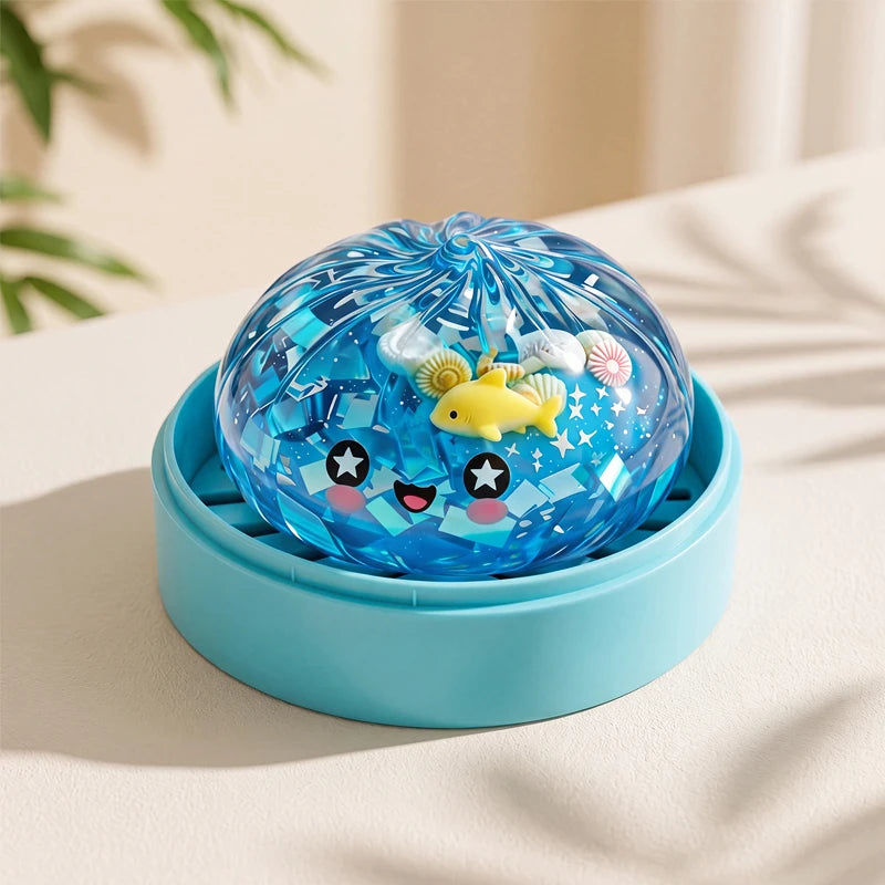 Ocean Ghost Dumplings Squishy Toy Set - Soft Fidget Stress Relief Toys