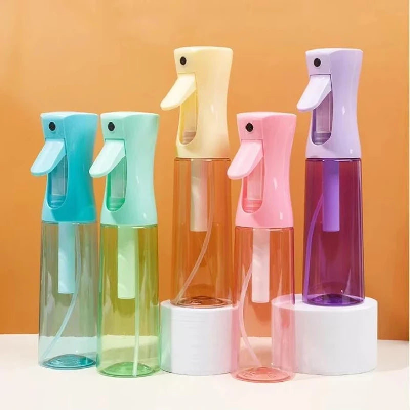 Portable Spray Bottle 200/300ML Continuous Mist Reusable for Beauty & Plant Watering