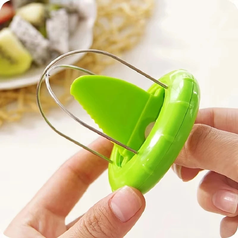 Stainless Steel Kiwi Fruit Peeling & Cutting Tool - Easy Fruit Splitter