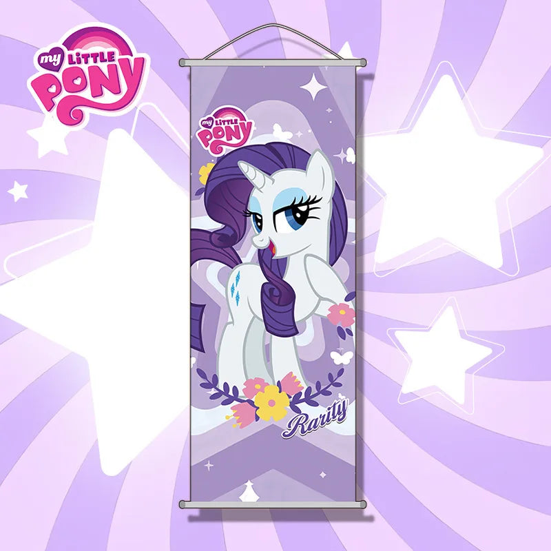 Little Pony Hanging Wall Art Poster Cartoon Pinkie Pie Decor Holiday Gift