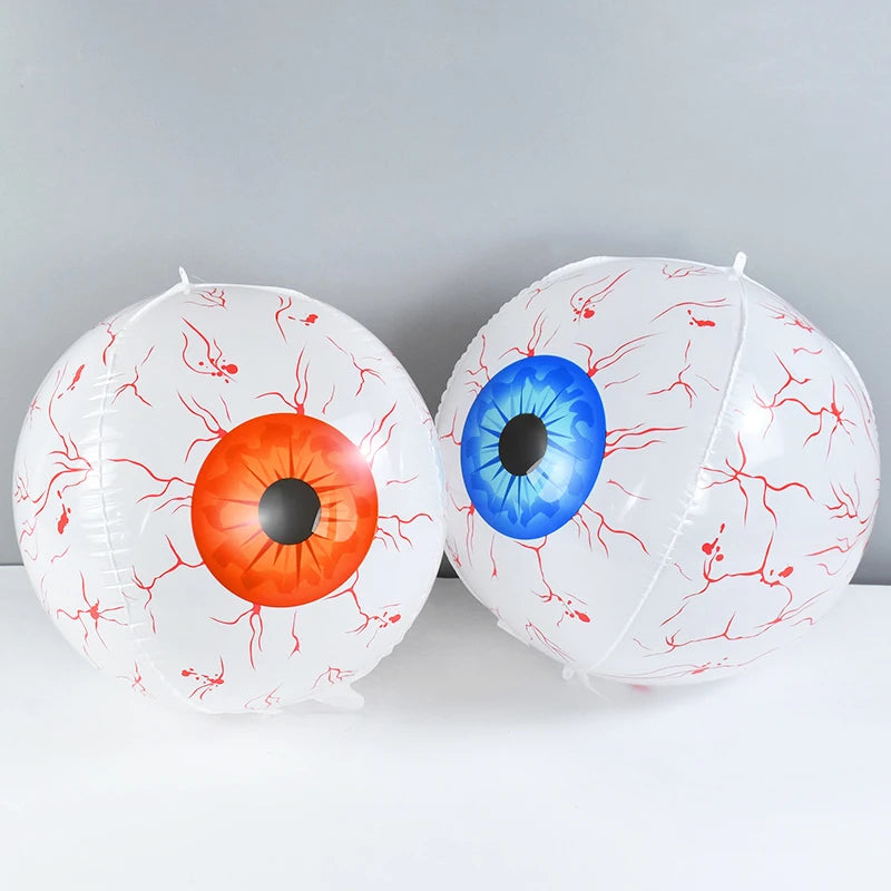 22-Inch Inflatable Halloween Eyeball Decorations Bloodshot Indoor Outdoor Garden Party Decor