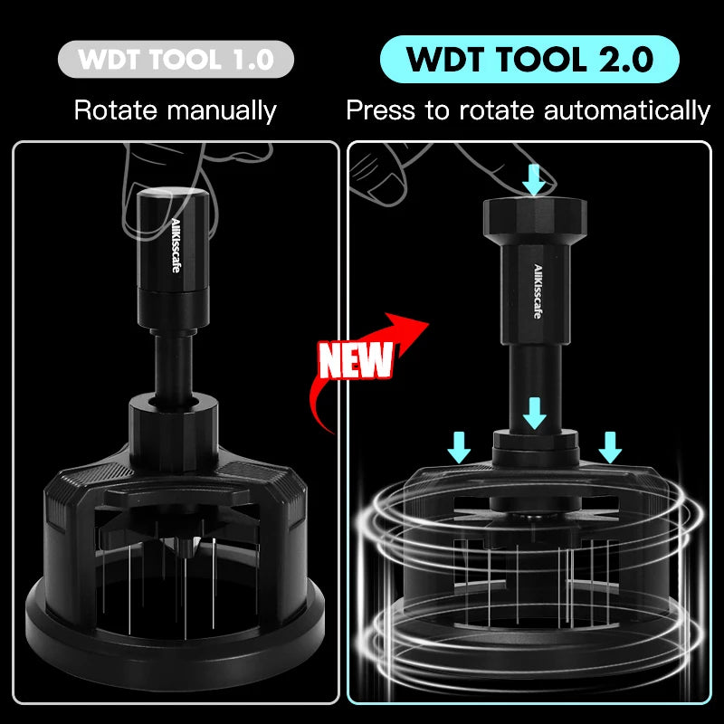 Coffee Stirrer Needle Distributor for Espresso Machines - 51mm 54mm 58mm Barista Accessory