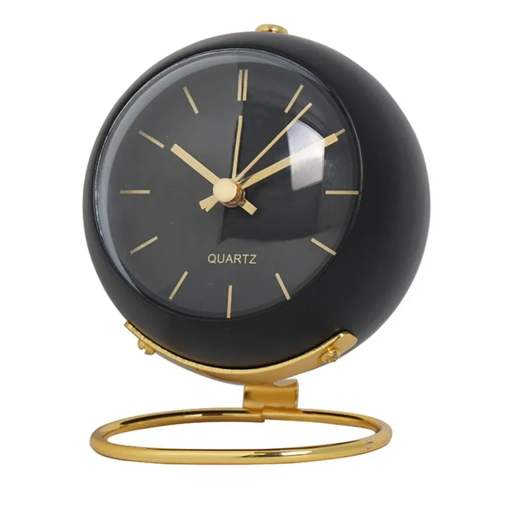 Minimalist Electronic Desk Clock for Home & Office - Silent Luminous Pointer