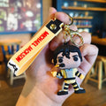 Michael Jackson Elvis Presley Dance King Keychain - Fashionable Singer Pendant
