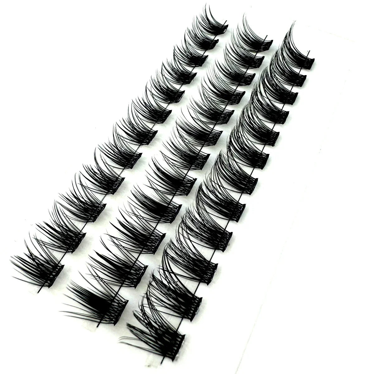 Self-Adhesive False Eyelash Clusters No Glue Needed Natural Look DIY Eyelash Extensions
