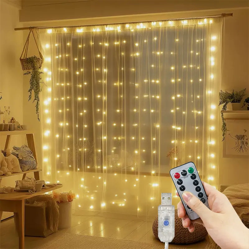 USB Fairy String Lights with 8 Modes for Holiday Wedding Home Garden Decor