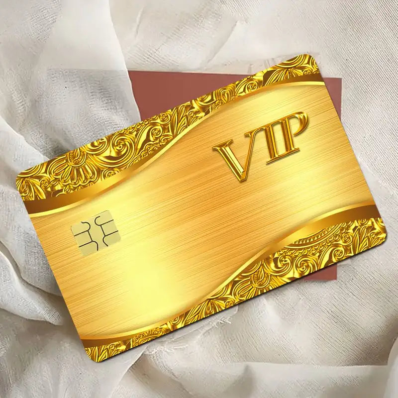 Waterproof Anime Membership Card Stickers Set - 4PCS Credit & Debit Card Skin Covers