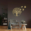 Metal Wall Art Tree of Life Outdoor Decor - Elegant Anniversary Gift & Home Accent