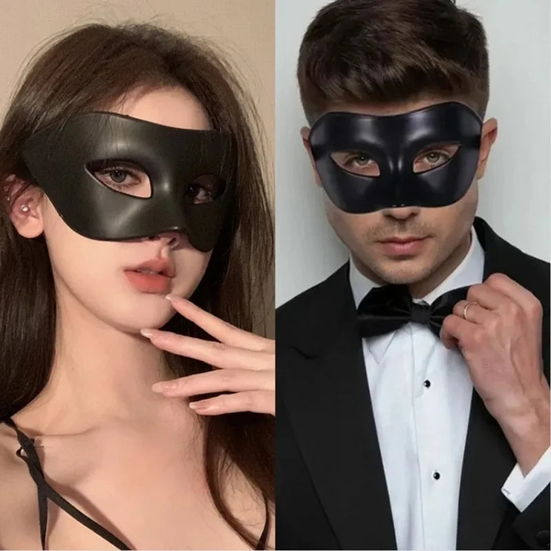 Unisex Venetian Masquerade Masks for Parties Halloween & Cosplay - Half Face Costume Masks