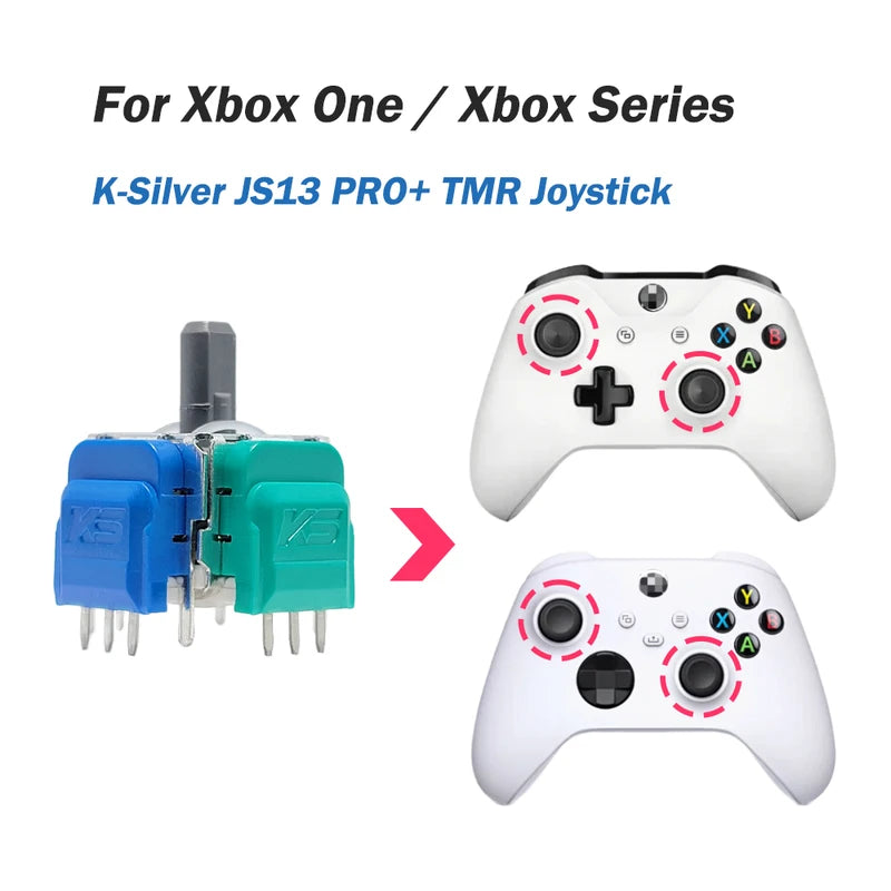 Electromagnetic Joystick for PS5, PS4, Xbox, Switch - Anti-Drift 3D Analog ThumbStick