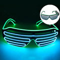 Wireless LED Glow-in-the-Dark Glasses for Parties Halloween Christmas Carnival