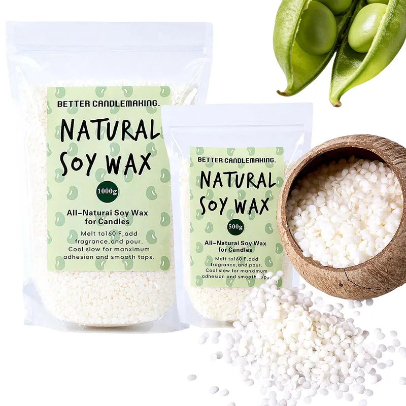 Natural Soy Wax Granules for Candle Making - 500g & 1000g DIY Raw Material
