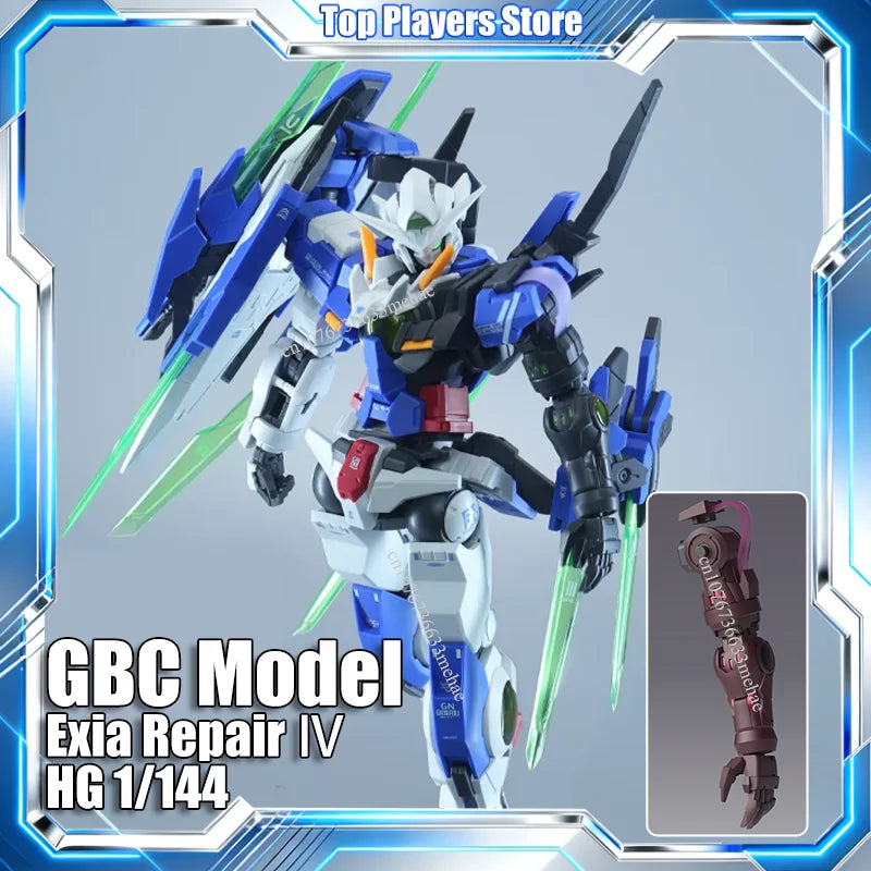 Gundam Model Kit GN-001REⅣ Exia Repair 1/144 Scale Assembly Action Figure