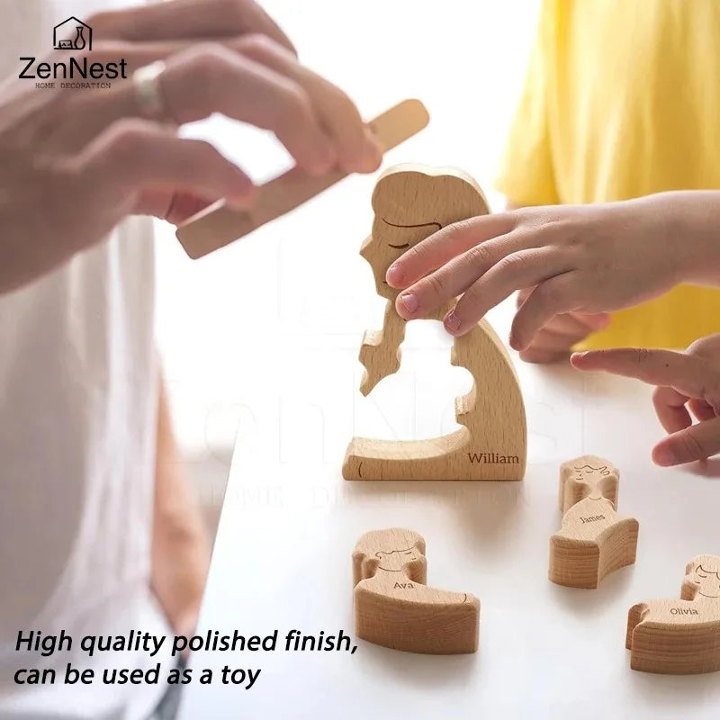 Personalized Wooden Home Decorations & Puzzles - Custom Gifts for Mother's Day & Father's Day