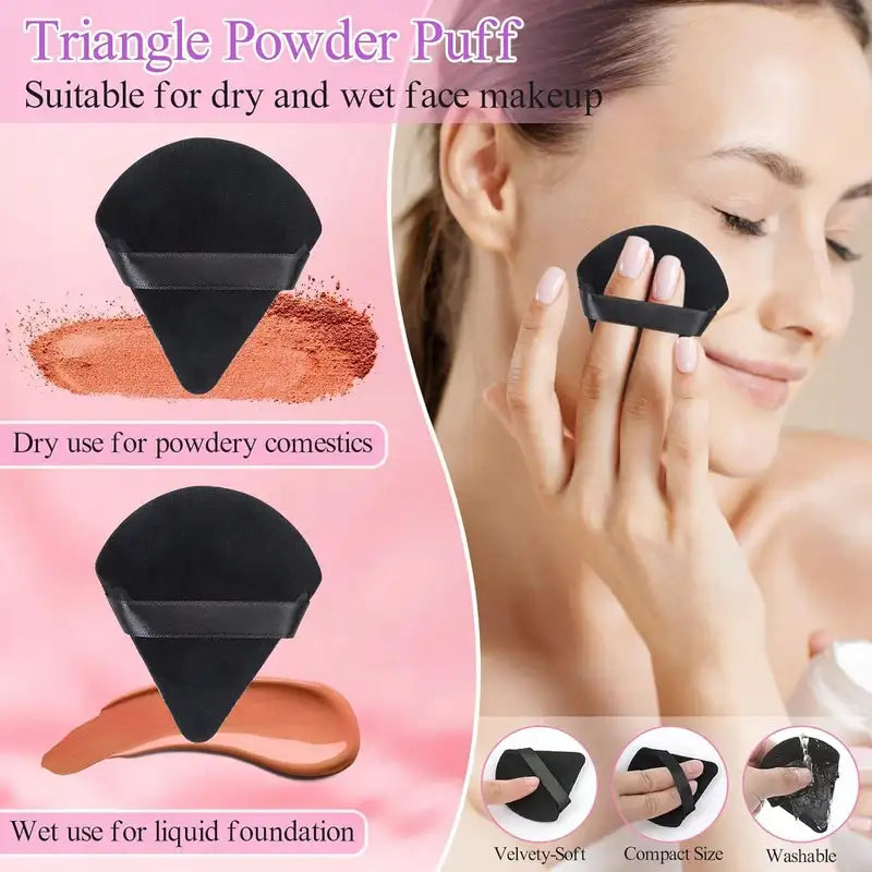 Disposable Makeup Tool Set with Puffs Mascara Wands Applicators for Professional & Beauty Use