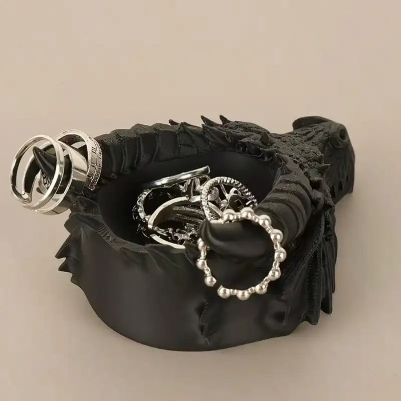 3D Gothic Dark Style Faucet Shaped Desktop Jewelry & Candle Holder Organizer