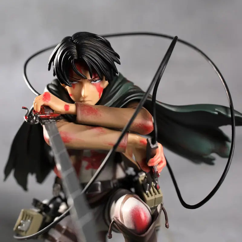 Attack on Titan Levi Action Figure PVC Collectible Toy - 18cm Rivaille