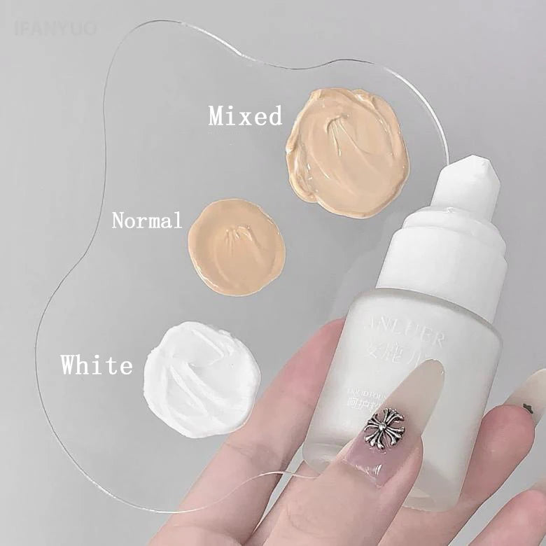 30ml Waterproof Full Coverage Liquid Foundation - Long Lasting, Matte, Brightening & Hydrating Makeup Base