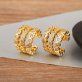Multilayer Butterfly & Star Clip Earrings for Women - No Piercing Jewelry, Zircon Sparkle