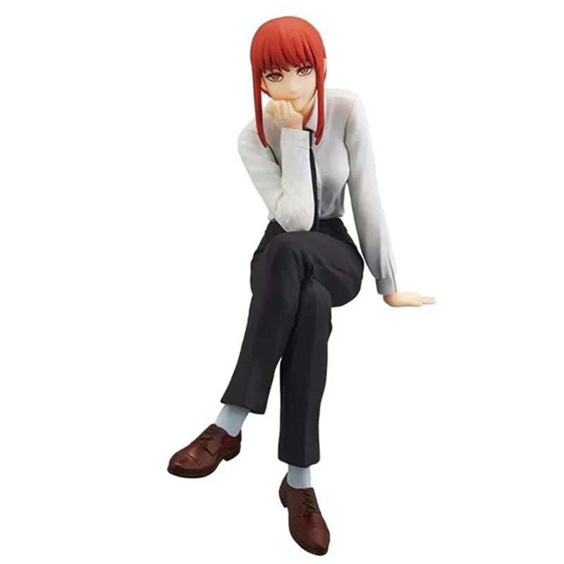 14cm Anime Chainsaw Man Makima Action Figure Noodle Stopper Collectible Toy