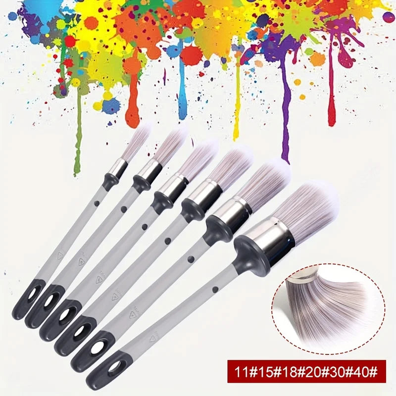 Small Paint Brush Set for Walls and Edges - Durable & Easy to Use
