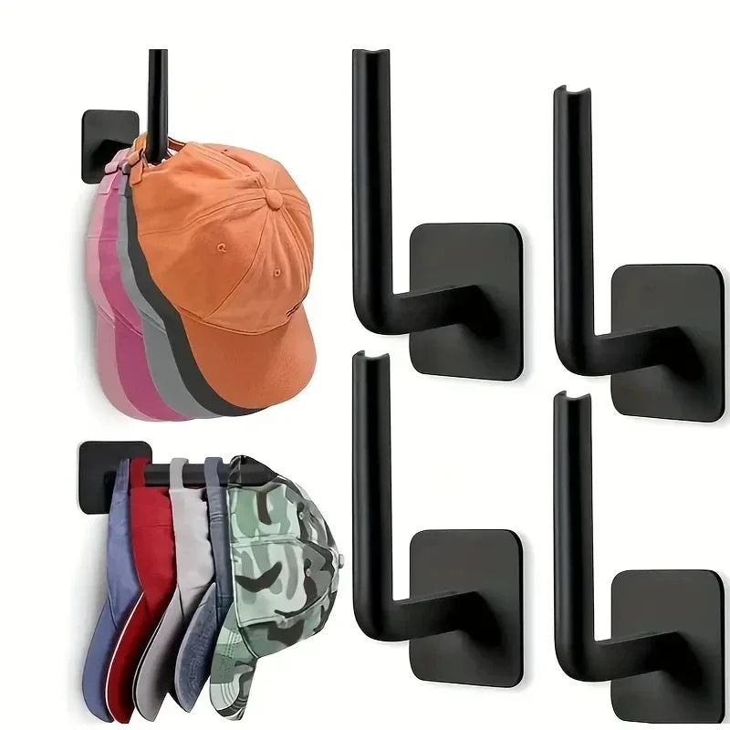 Strong Adhesive Hook Set 2/4/6PCS No Punching Wall Mount Sticky Hooks for Home Organization
