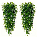 2pcs Artificial Flower Hanging Wall Decor for Home Garden Autumn Halloween