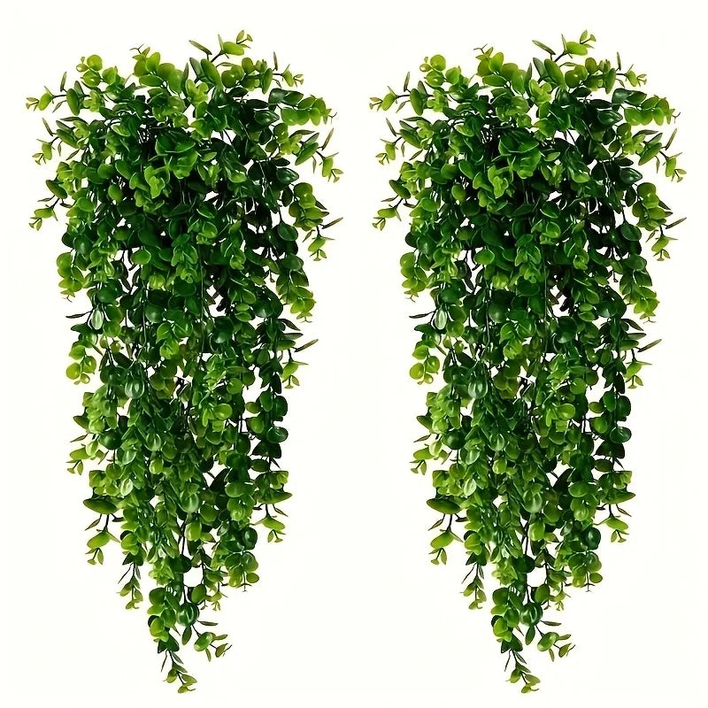 2pcs Artificial Flower Hanging Wall Decor for Home Garden Autumn Halloween