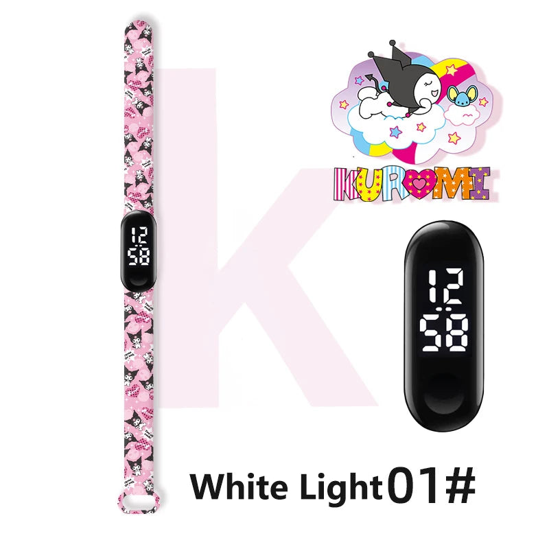 Kids Digital Watch with Waterproof Sport Wristband — Touch Bracelet for Children & Women