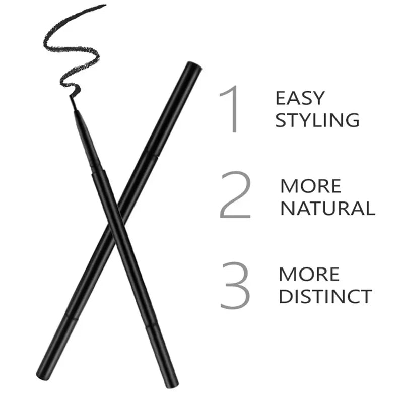 6-Color Waterproof Eyebrow Pencil Set - Ultra-Thin, Long-Lasting Makeup Tools