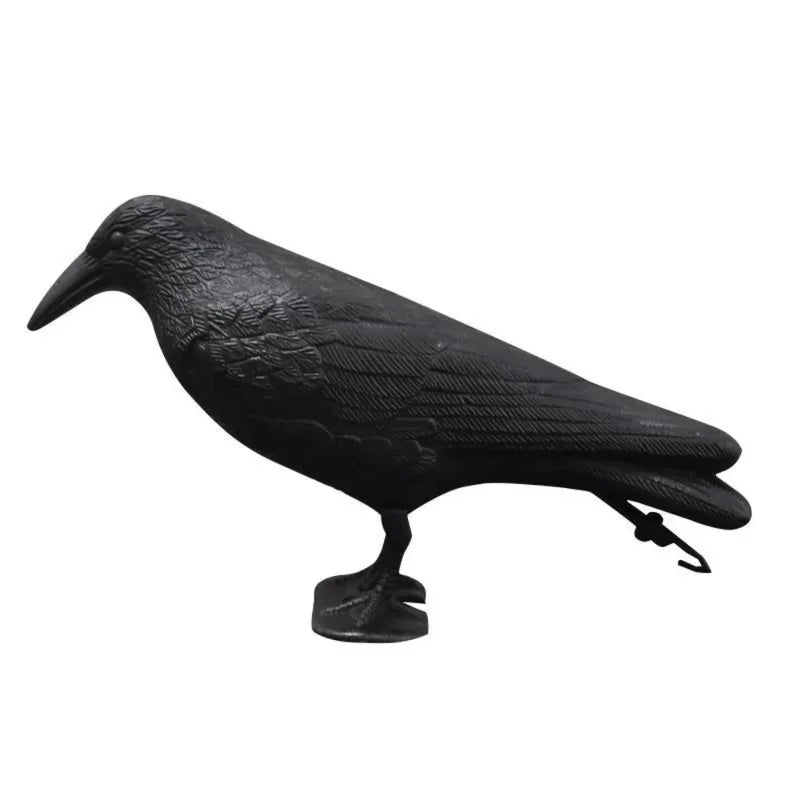 Bird Repellent Scarecrow Raven Decoy for Garden & Outdoor Pest Control
