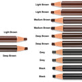 12PCS Eyebrow Pencil Shadow Set for Natural Makeup and Tattoo Enhancement