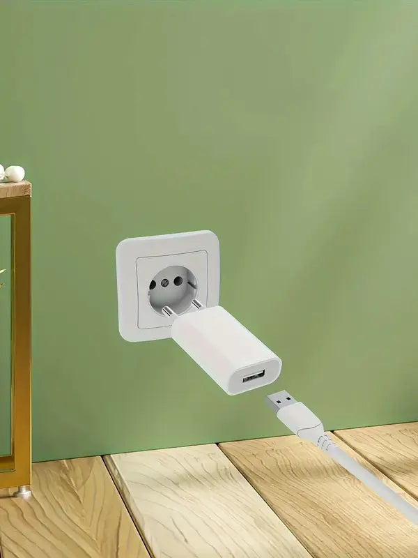 Universal 5V 1A USB Wall Charger with EU Plug - Compatible with Smartphone & Devices